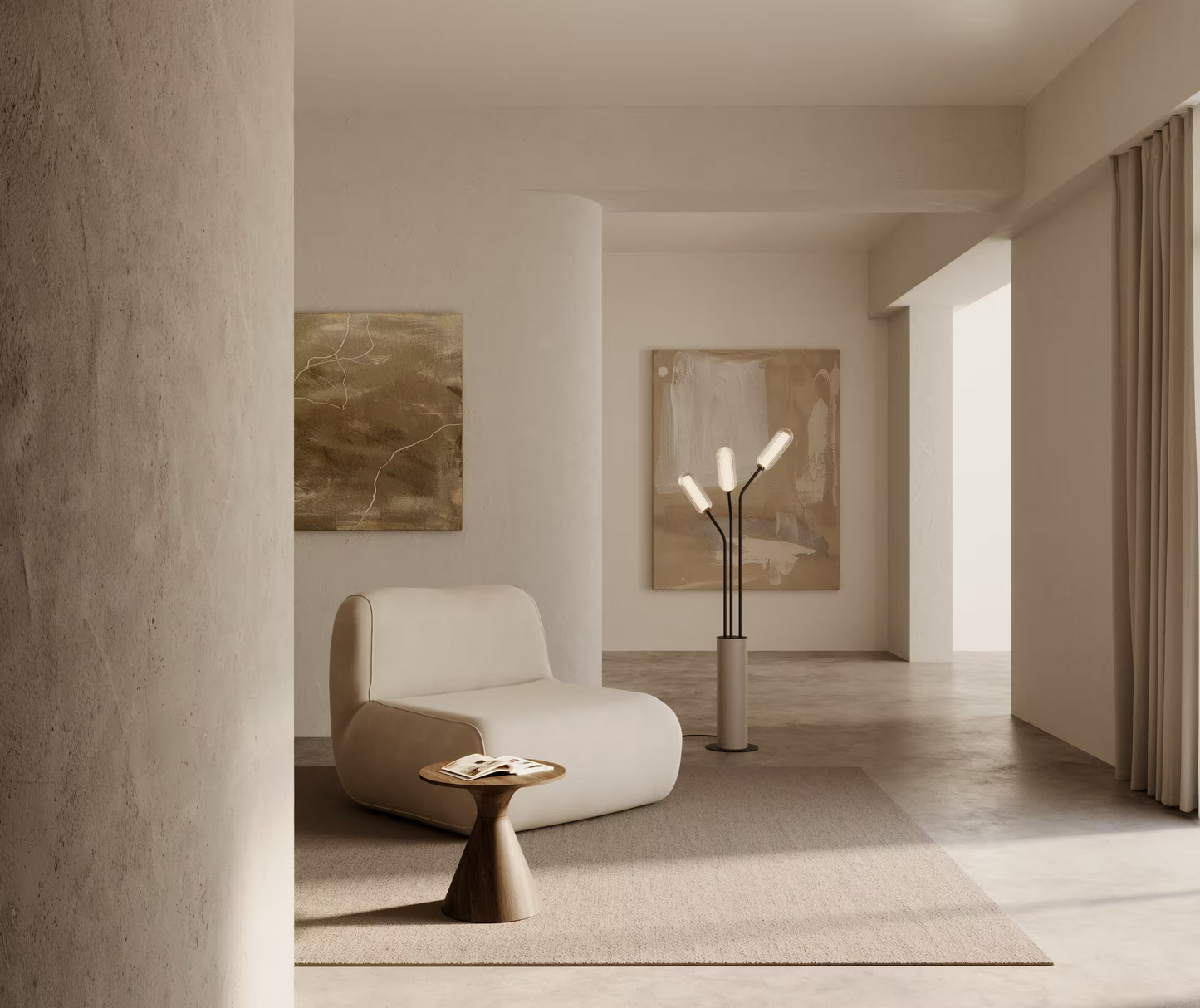 Lari 3-Light Floor Lamp