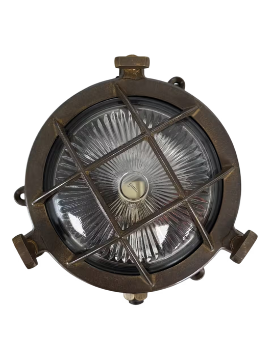 Mini Porthole Bulkhead Outdoor Wall Light