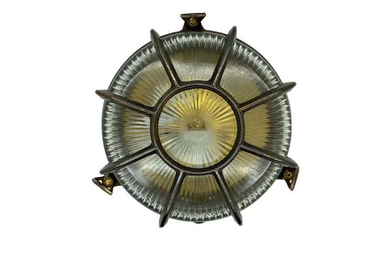 Extra Large Radial Porthole Bulkhead Outdoor Wall Light