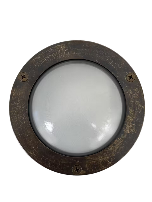 Outdoor Plain Compact Mini Circular Bulkhead Wall Light