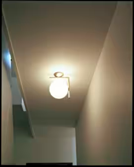 IC C/W1 Wall or Ceiling Light with Blown Glass Opal Diffuser