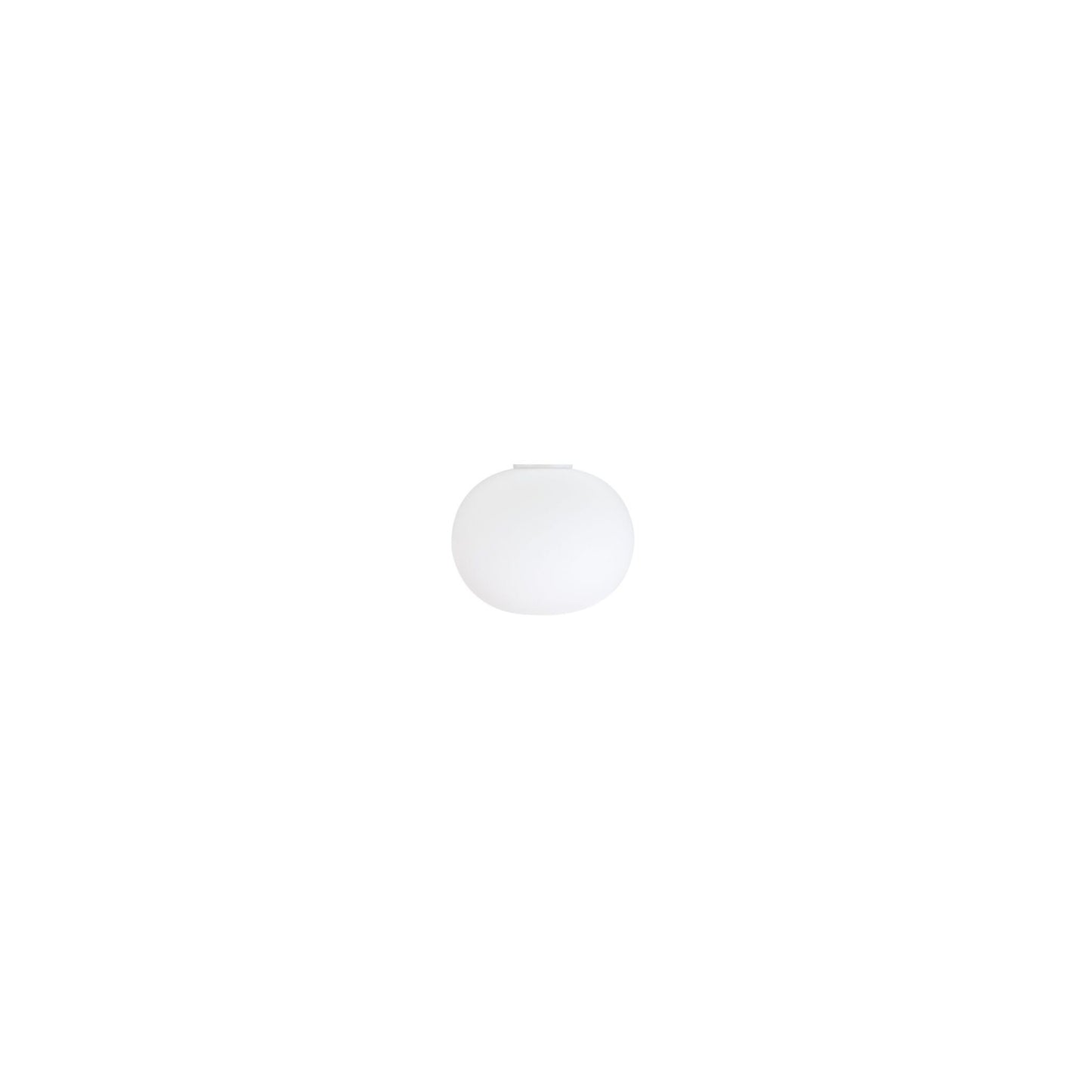 Glo-Ball Ceiling 2 Flush Mounted with Flashed Opaline Glass