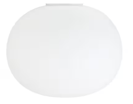 Glo-Ball Ceiling 2 Flush Mounted with Flashed Opaline Glass