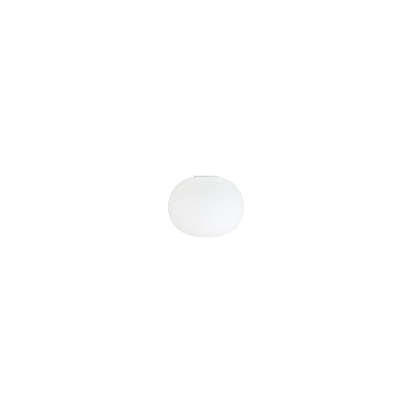 Glo-Ball Ceiling 2 Flush Mounted with Flashed Opaline Glass