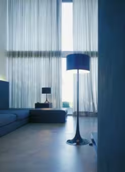 Spun Light F Floor Lamp with Shade