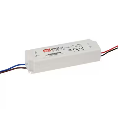 Mean LPV-35 Non-dim Constant Voltage LED Drivers 30–35W
