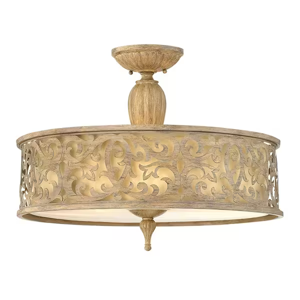 Carabel 3-Light Large Semi-Flush