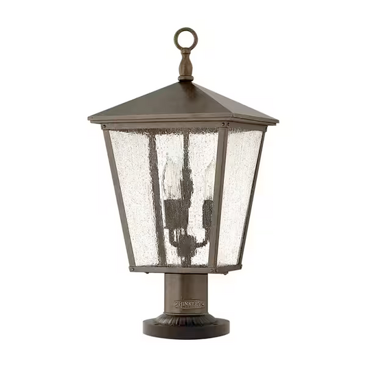 Trellis Three-Light Pedestal