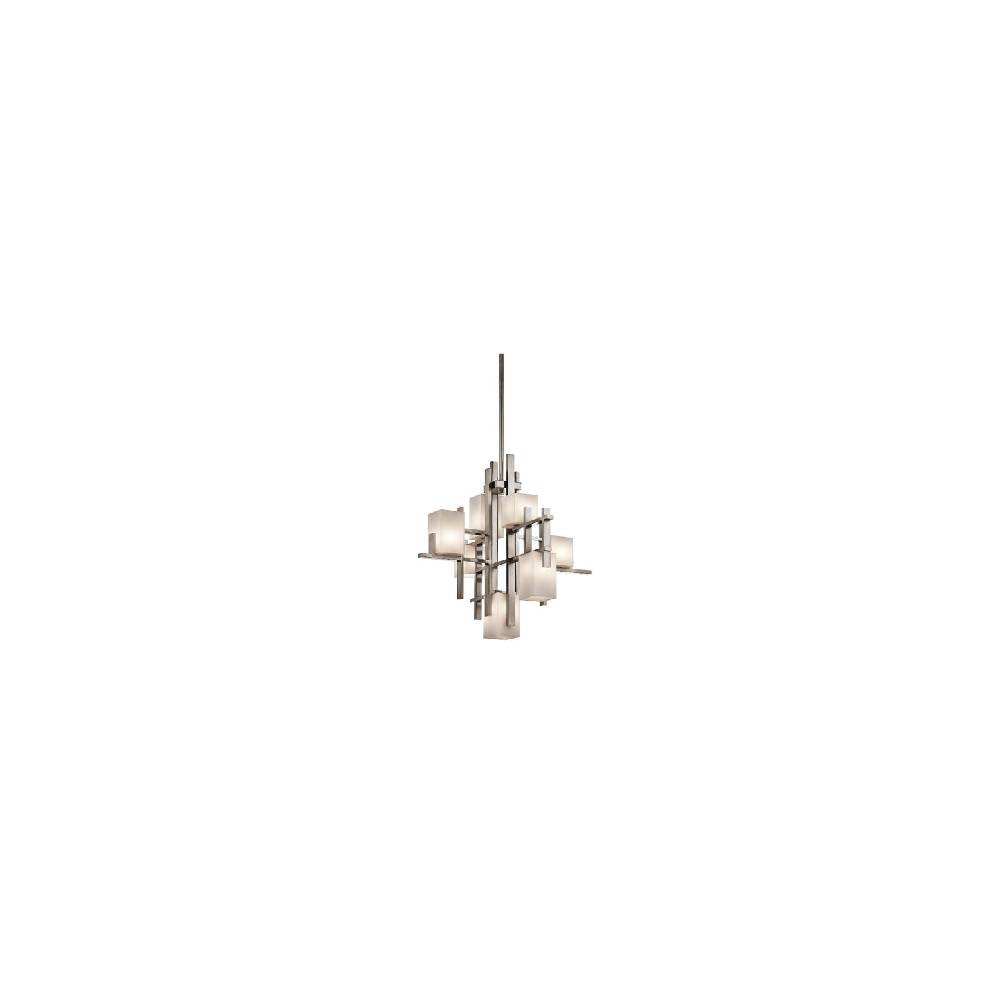 City Lights LED 7-Light Chandelier Classic Pewter