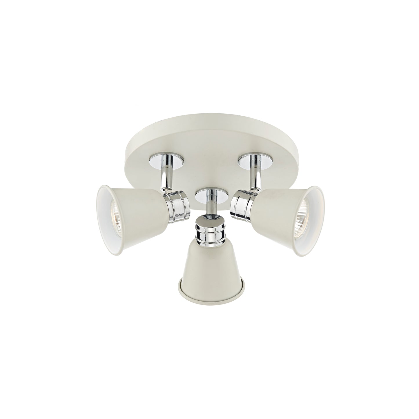 FRY 3Lt Round Plate Spot Ceiling light