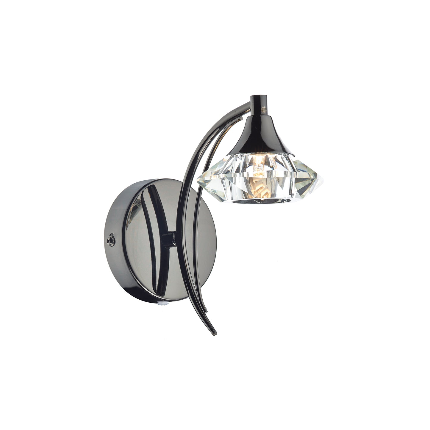Luther Single Crystal Glass Wall Bracket
