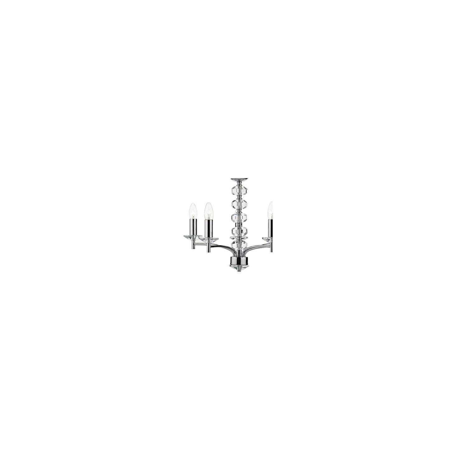 Oleana Five-Light Chrome Chandelier