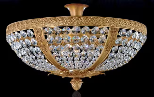 Royal Heritage Large Basket Semi Flush