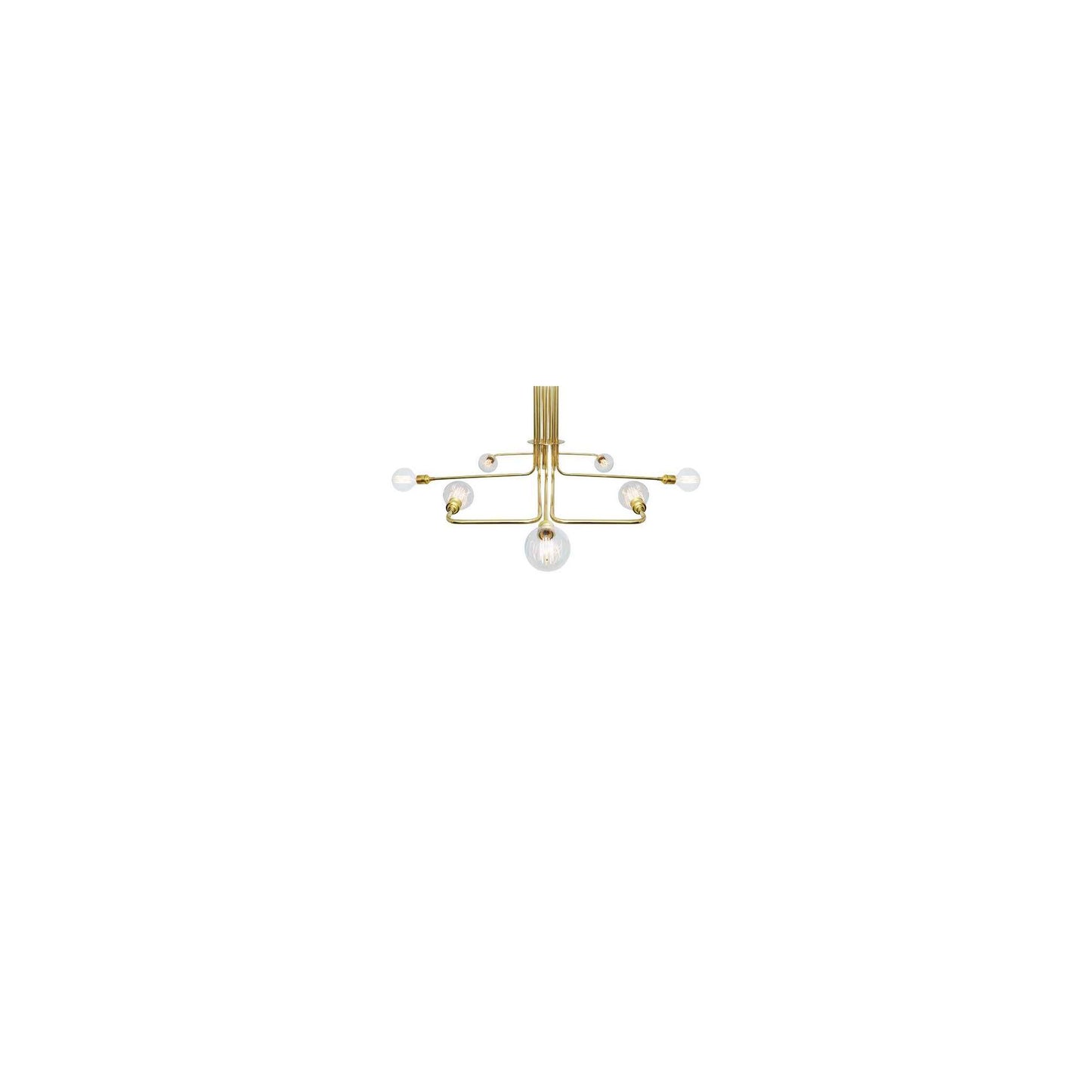 Amman 8-Light Chandelier Brass