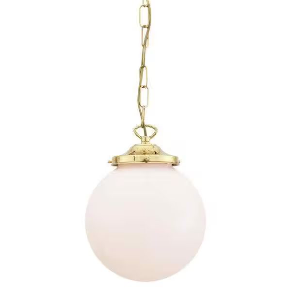 Yerevan Opal Glass Globe Pendant