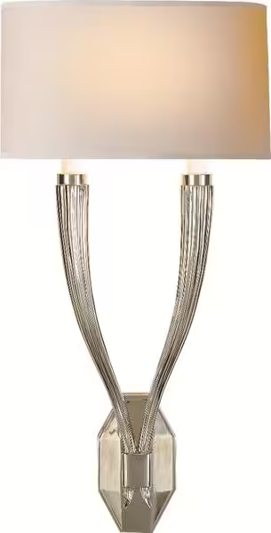 Ruhlmann Double Upward Wall Sconce