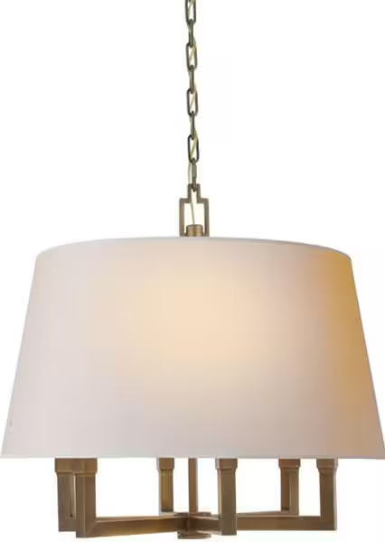 Square 6-Light Tube Pendant