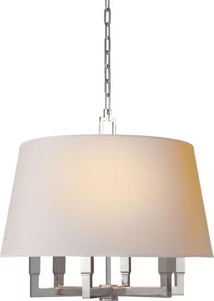 Square 6-Light Tube Pendant