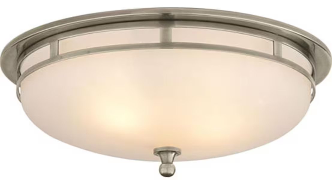 Openwork Large Flush Mount