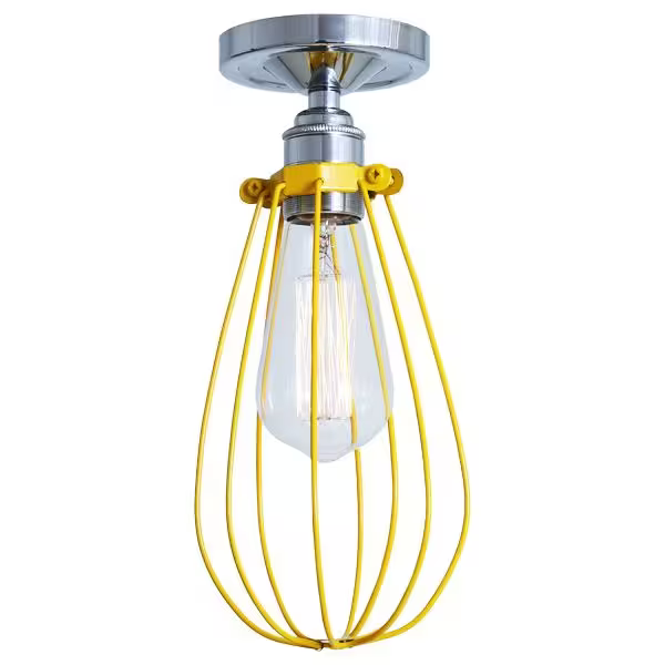 Vox Industrial Cage Ceiling Light