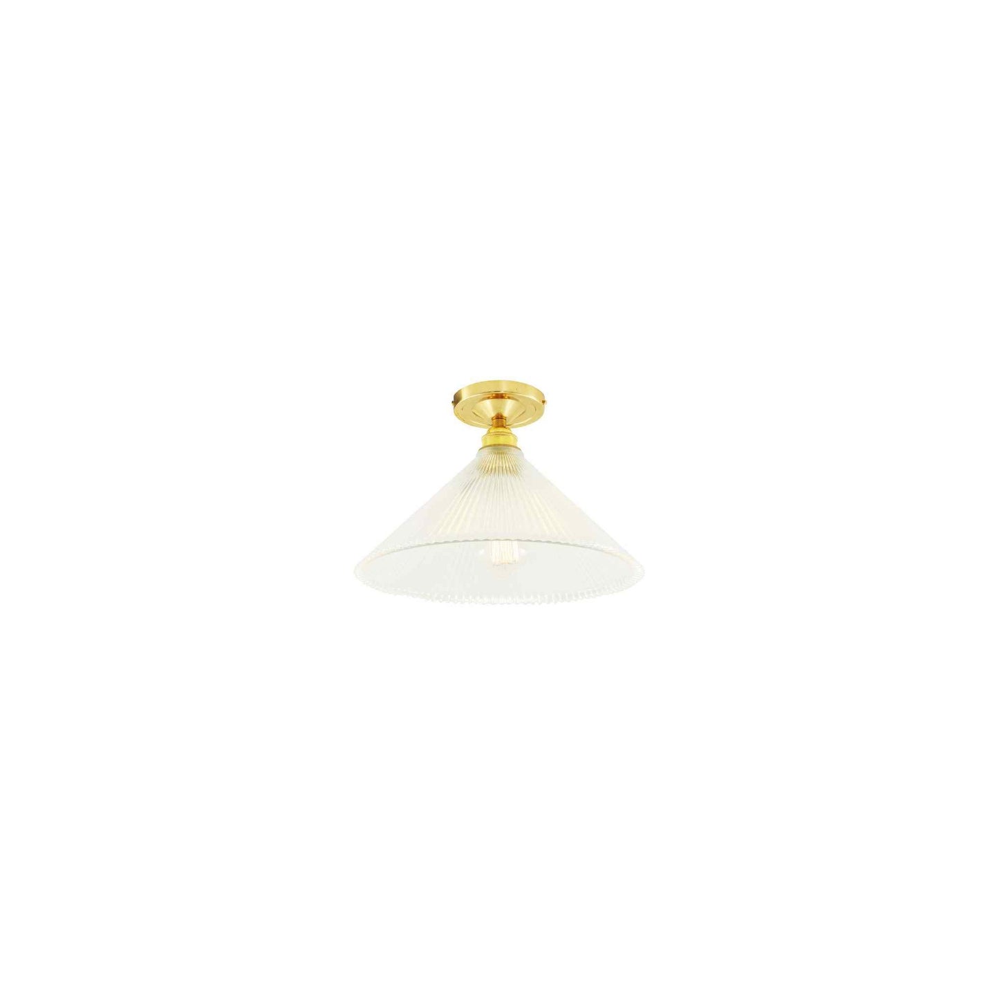 Hanoi Vintage Holophane Flush Ceiling Fitting