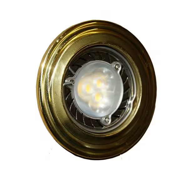 Lefkosia Brass Recessed Spotlight
