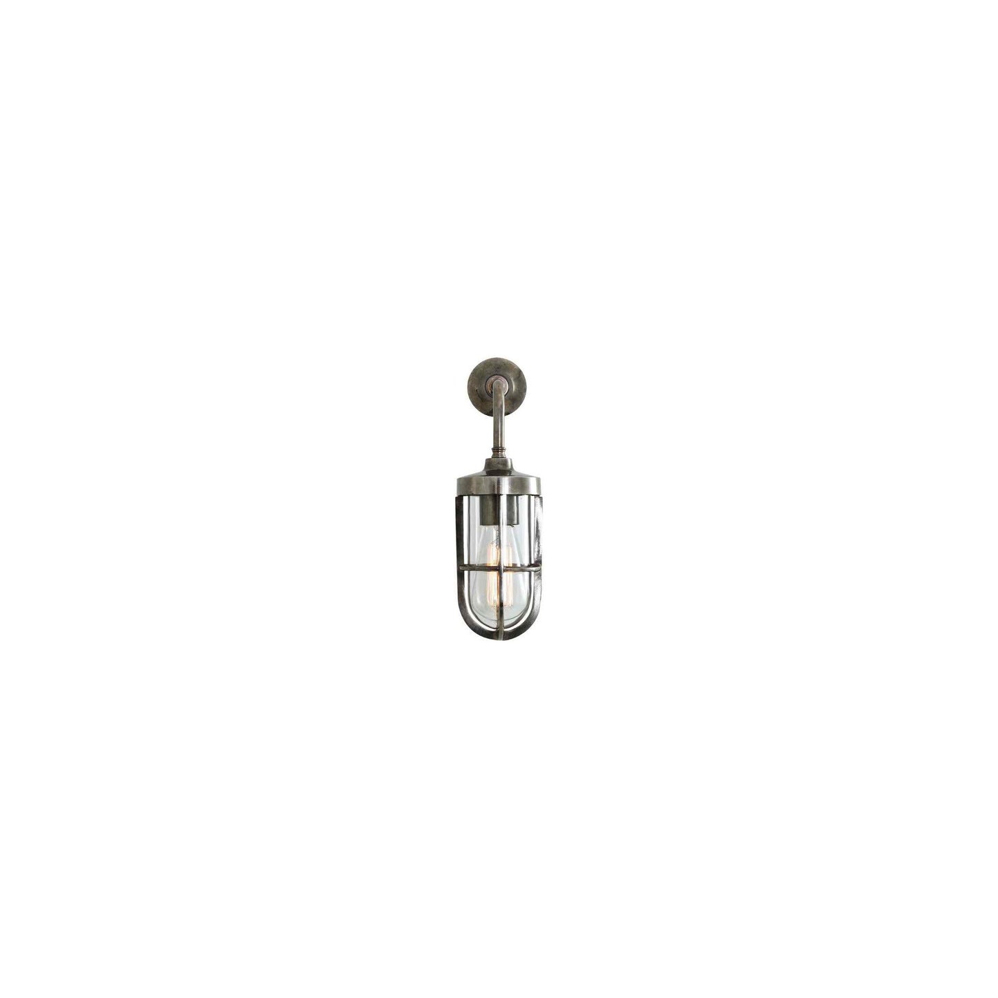 Carac Industrial Well Glass Wall Light IP65
