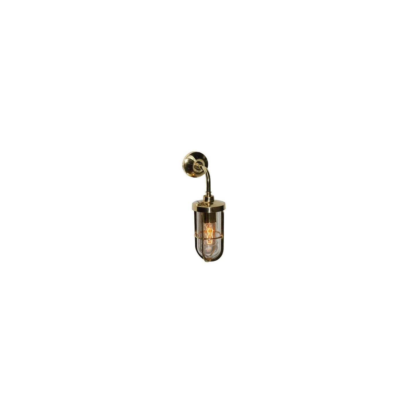 Carac Industrial Well Glass Wall Light IP65