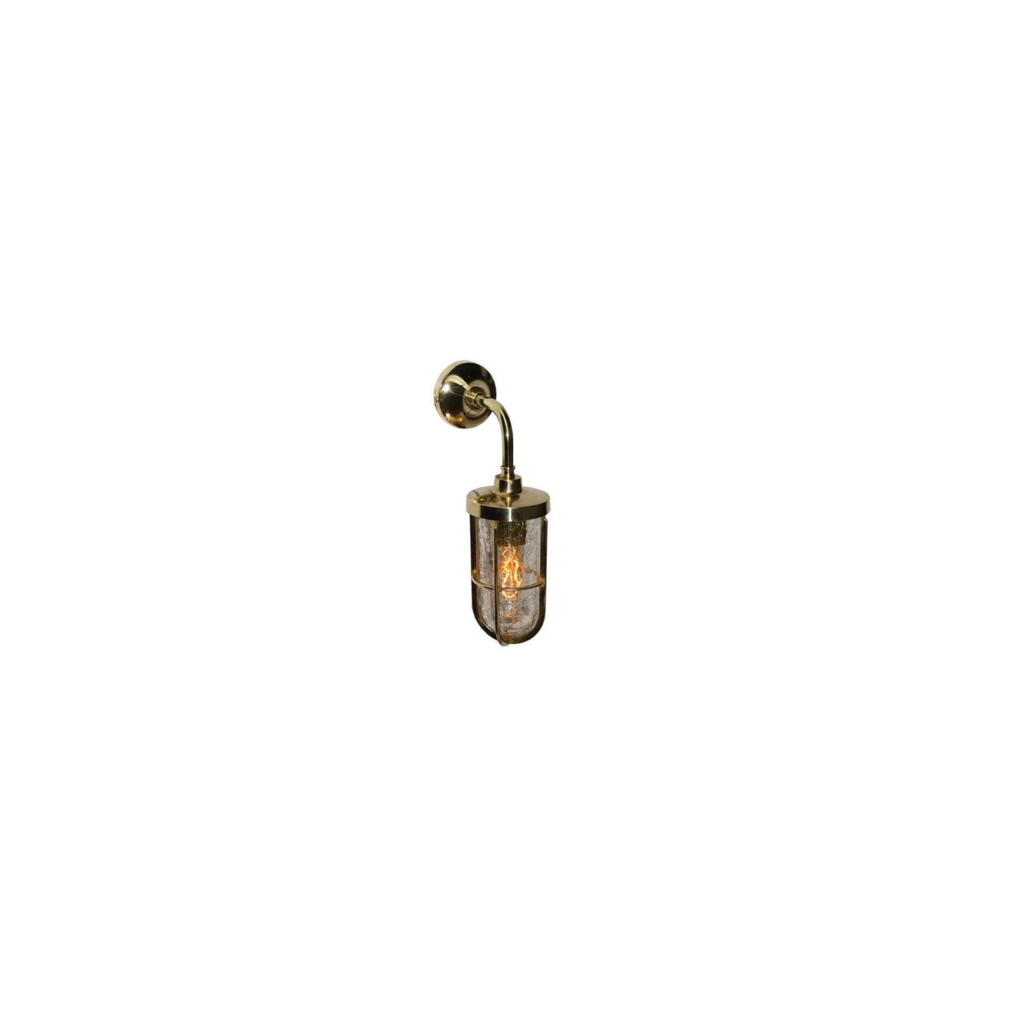 Carac Industrial Well Glass Wall Light IP65