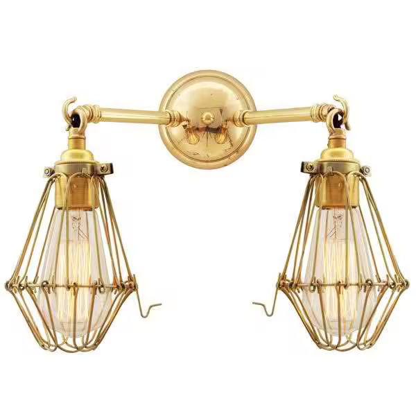 Rigo Double Cage Wall Light