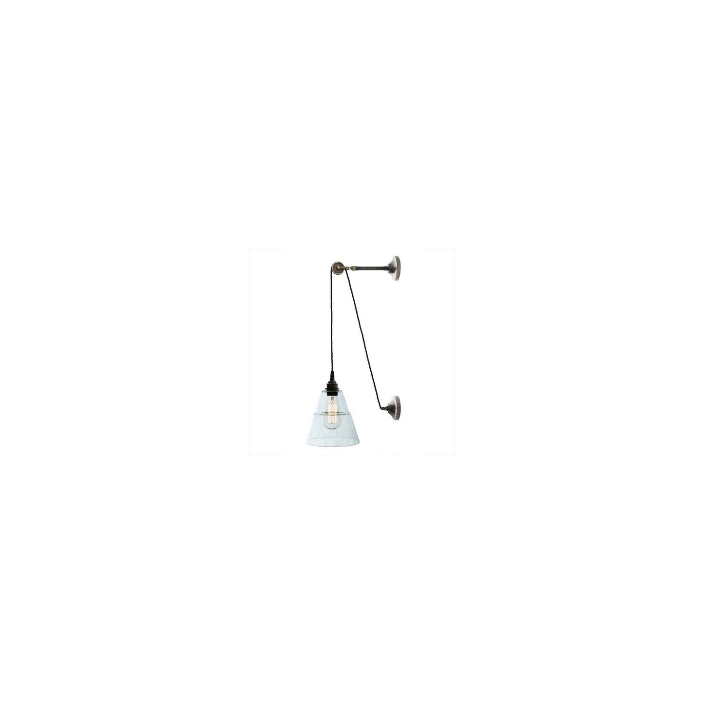 Rigale Coolie Industrial Pulley Wall Light