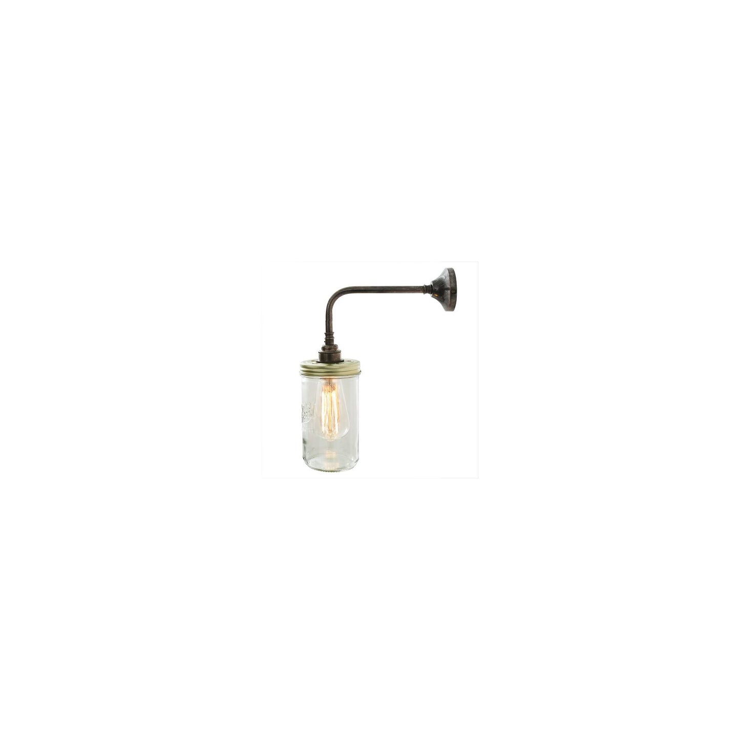 Jam Jar Industrial Wall Light