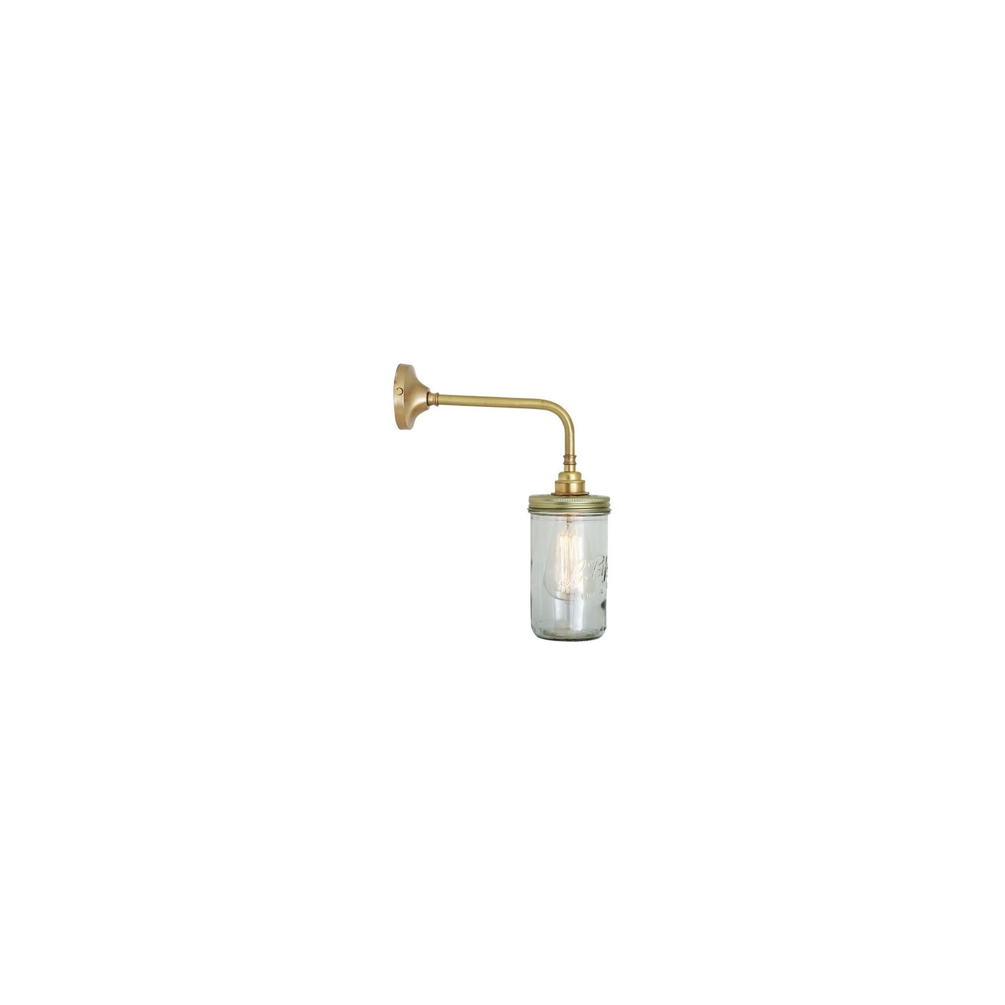Jam Jar Industrial Wall Light