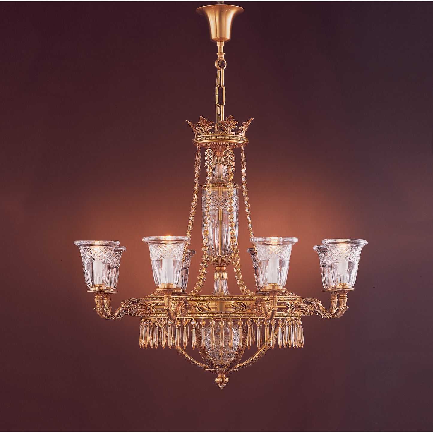 Royal Heritage 8-Light Crystal Chandelier