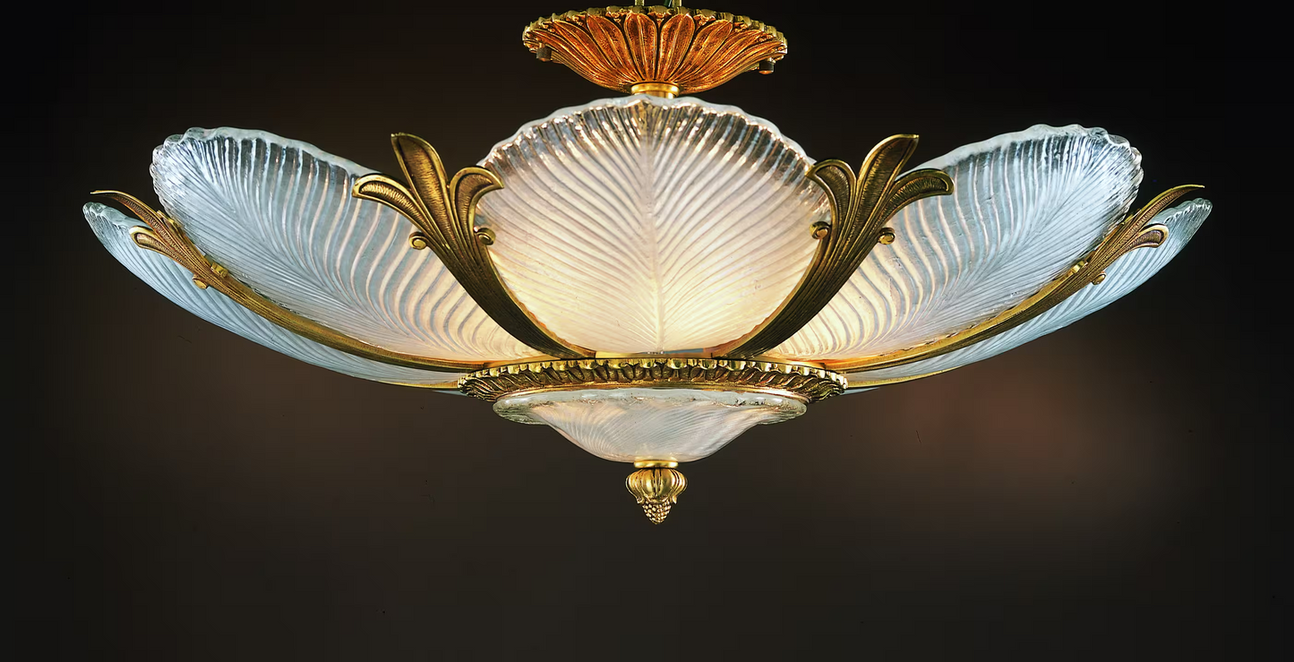 Venetian Glass Flush Mount