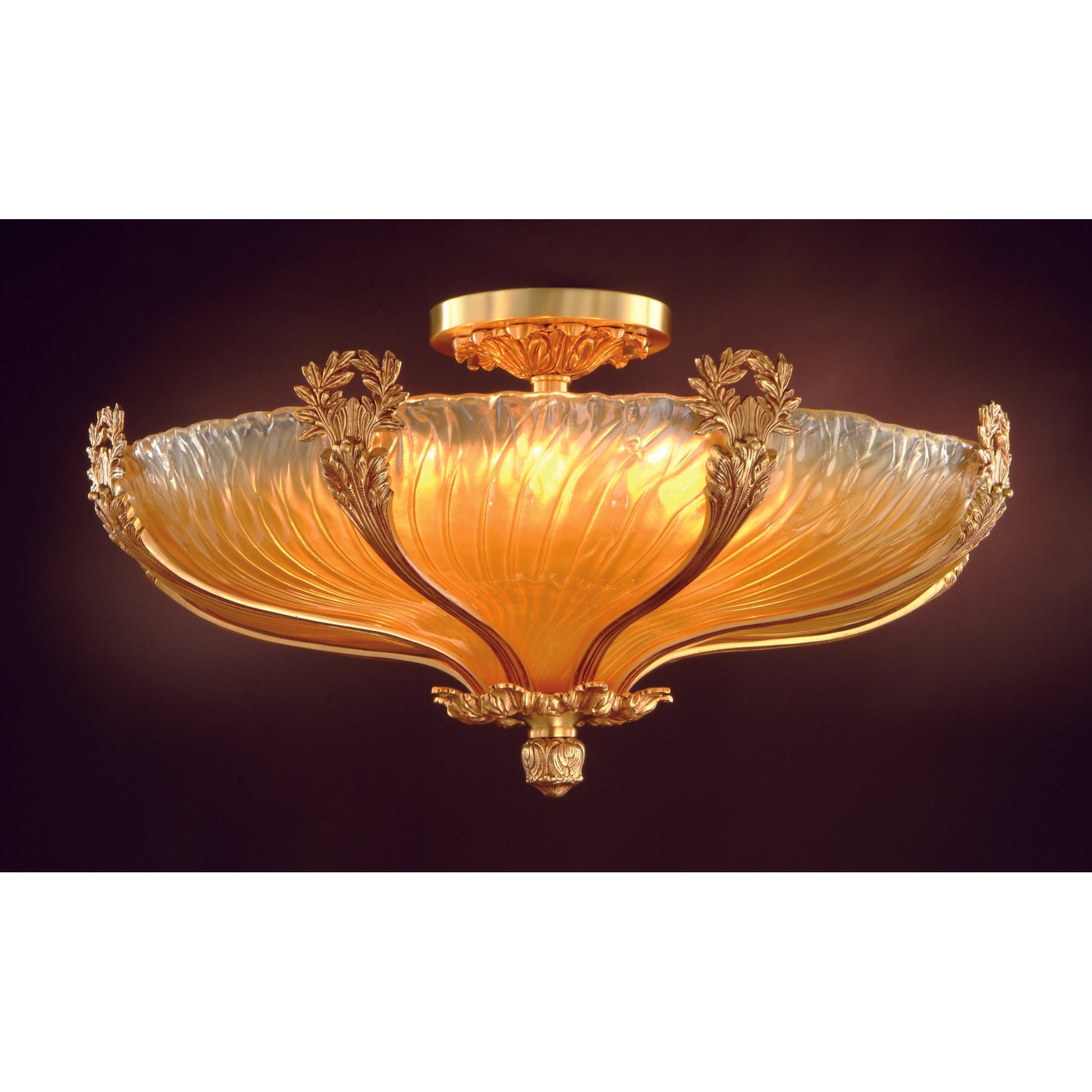 Royal Heritage Venetian Glass Flush Mount