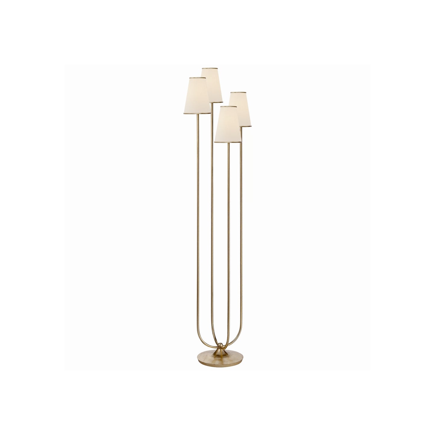 Montreuil Floor Lamp with Linen Shades