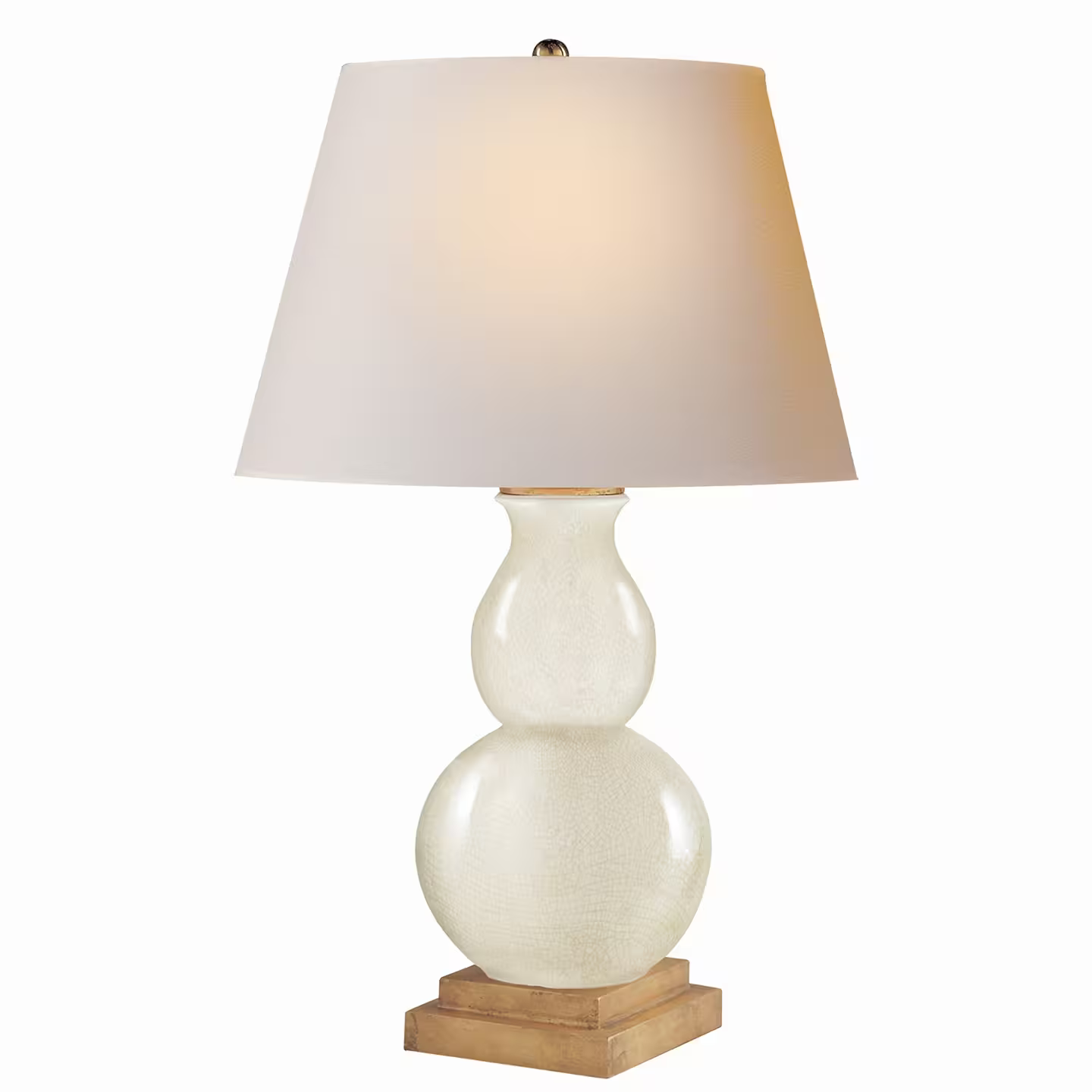 Gourd Form Small Table Lamp