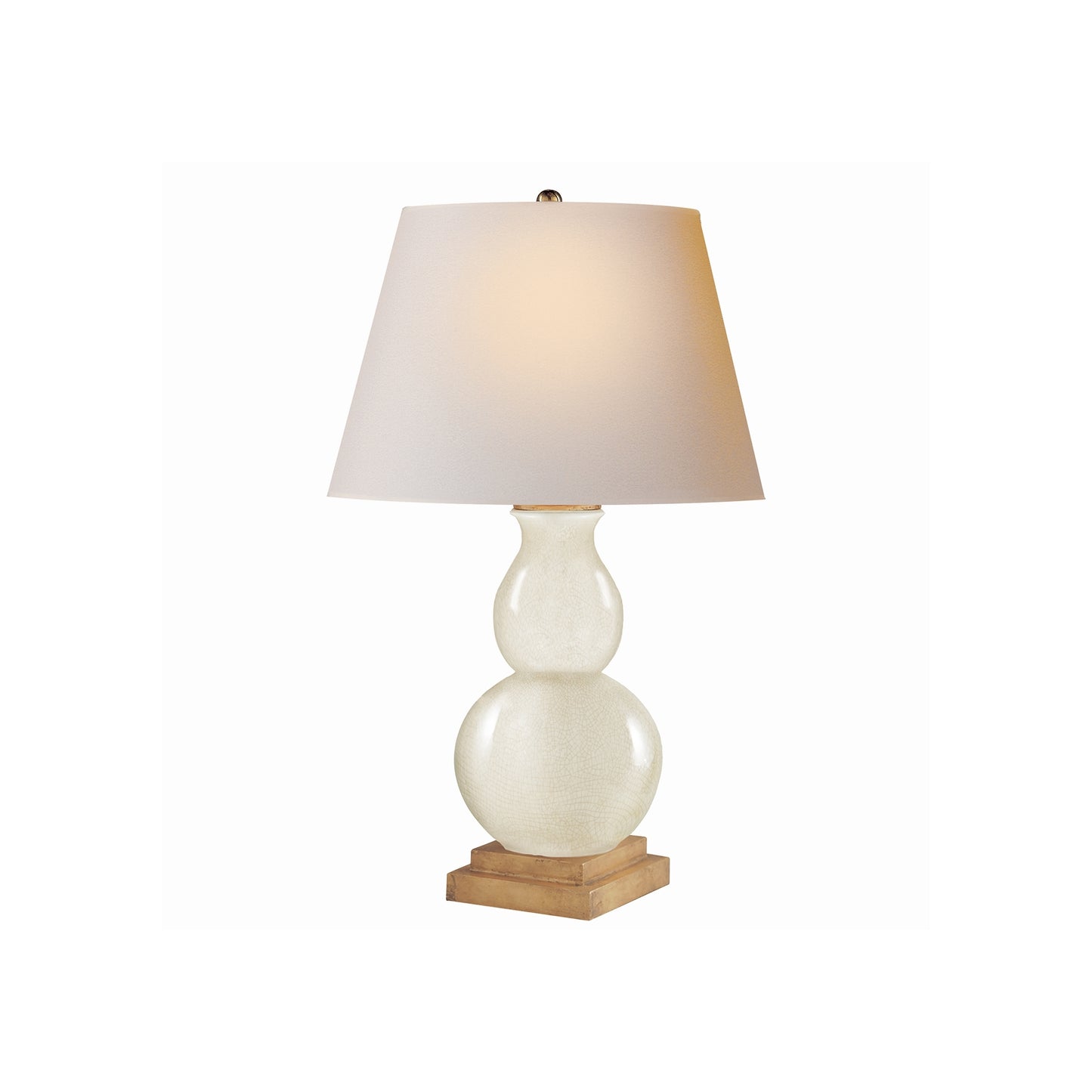 Gourd Form Small Table Lamp