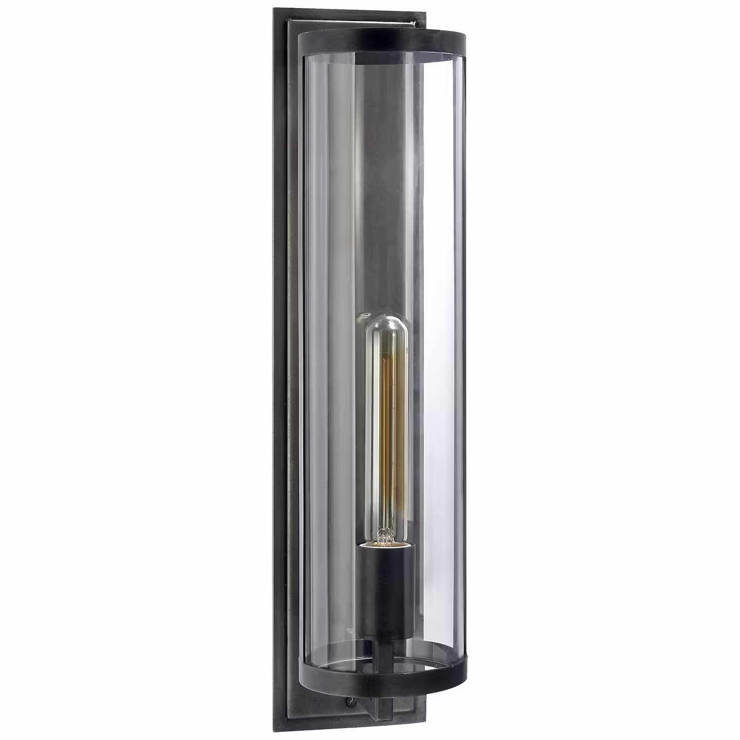 Belden Clear Glass Round Wall Light