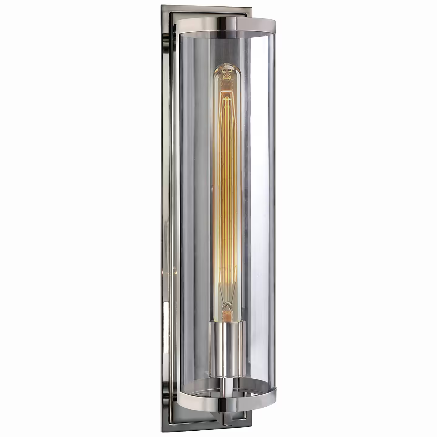 Belden Clear Glass Round Wall Light