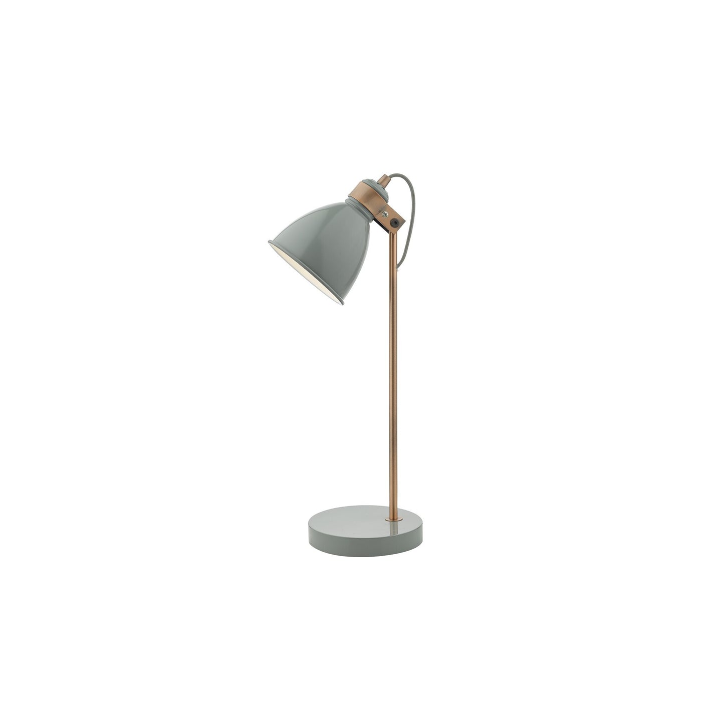 Frederick Gloss Table Lamp with Metal Work