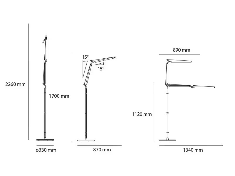 Tolomeo Basculante Floor Lamp