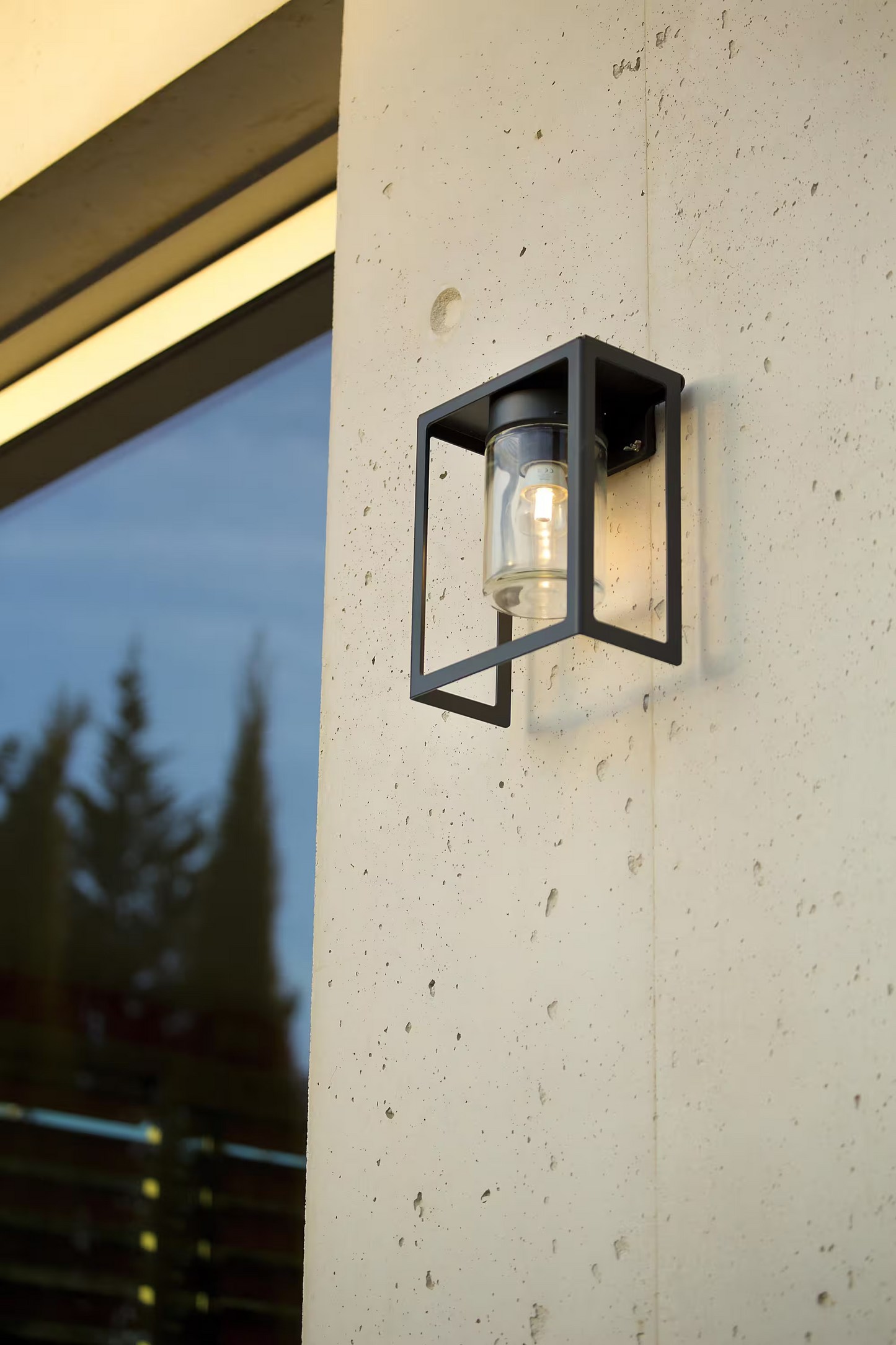 Hugy Clear Glass Decorative Multi-Position Light