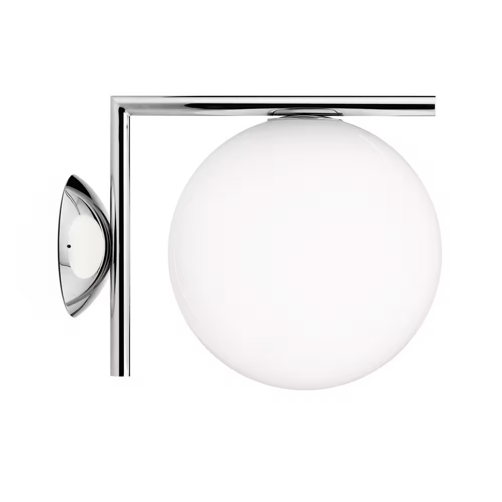 IC C/W1 Wall or Ceiling Light with Blown Glass Opal Diffuser