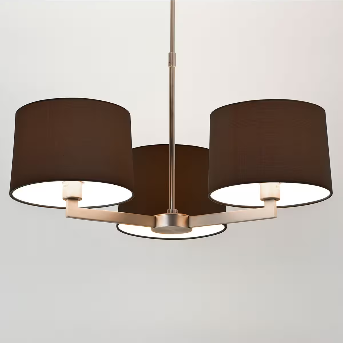Martina 3-Arm Chandelier Matt Nickel