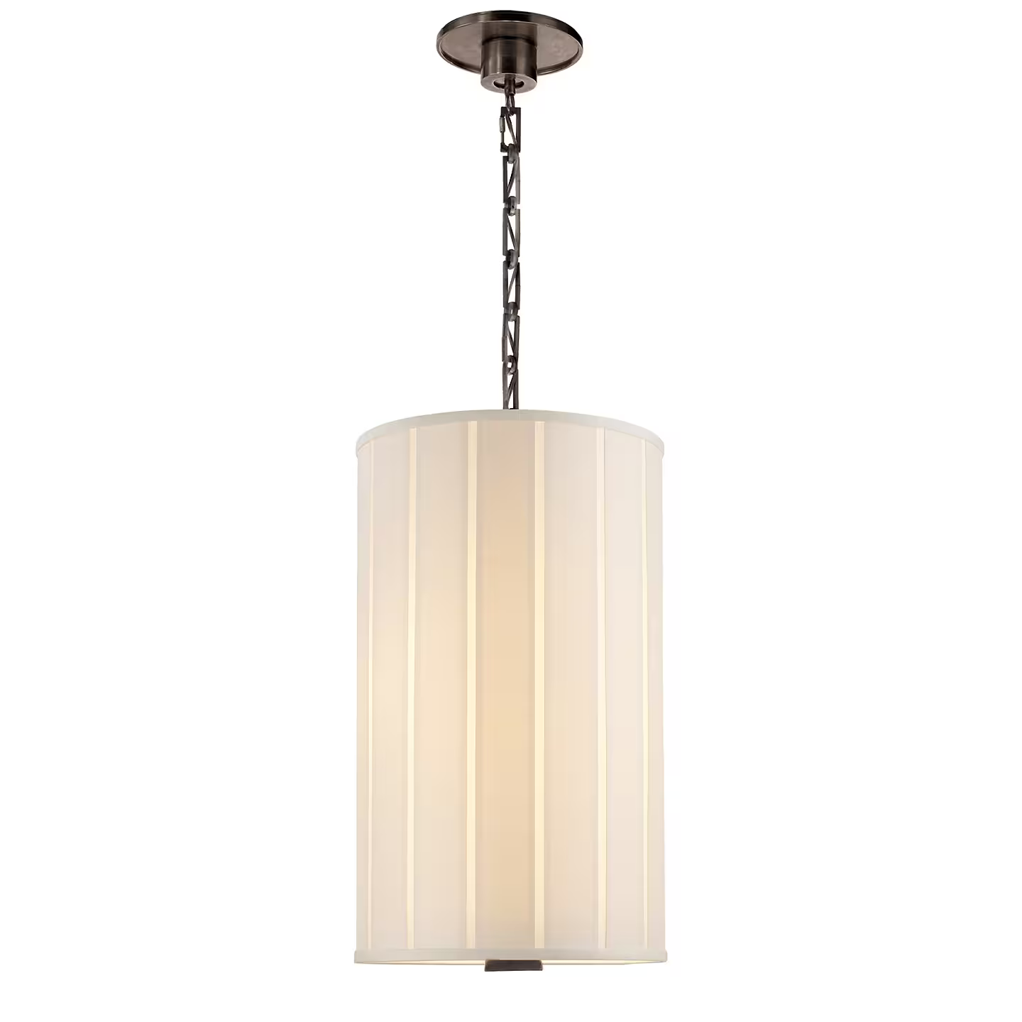 Perfect Pleat Tall Pendant Lantern