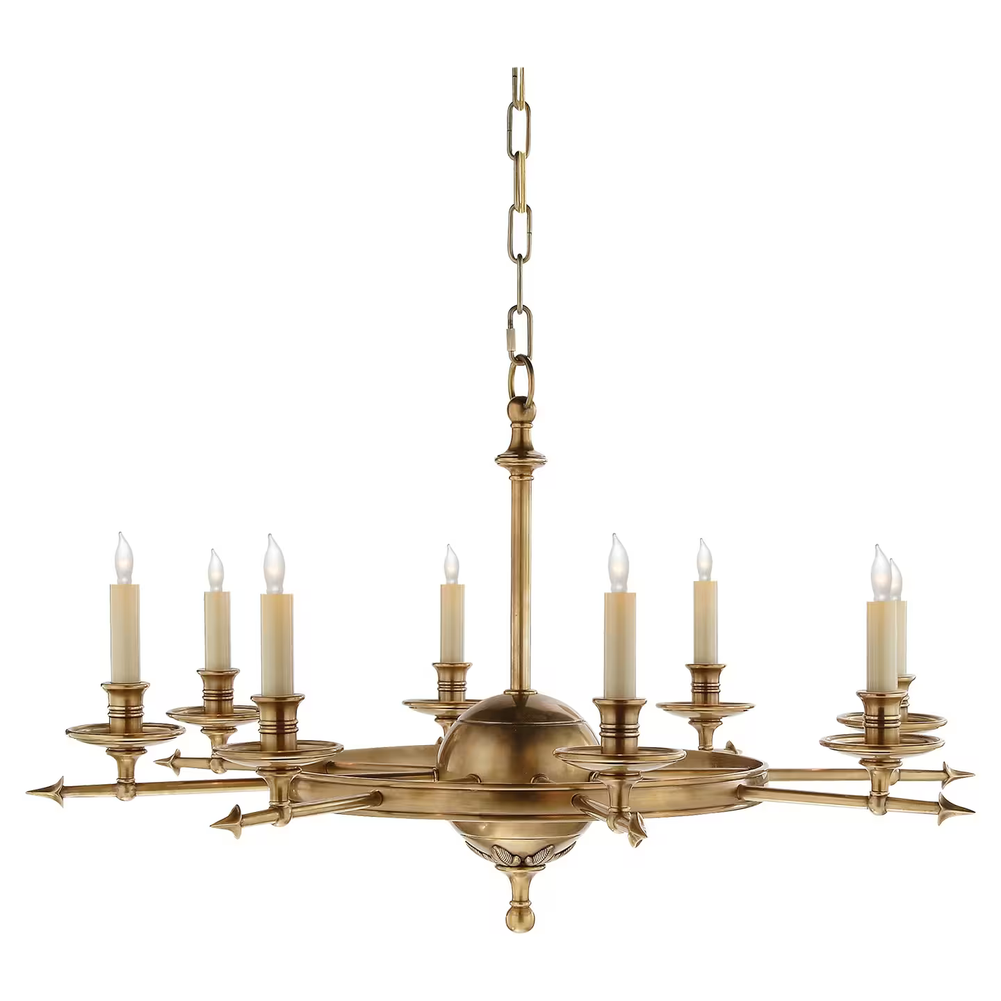 Leaf and Arrow Chandelier