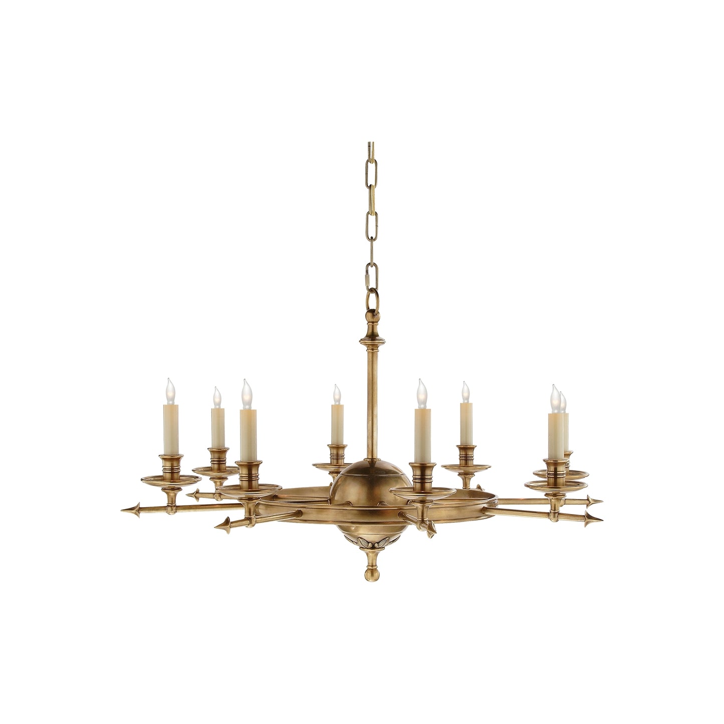 Leaf and Arrow Chandelier