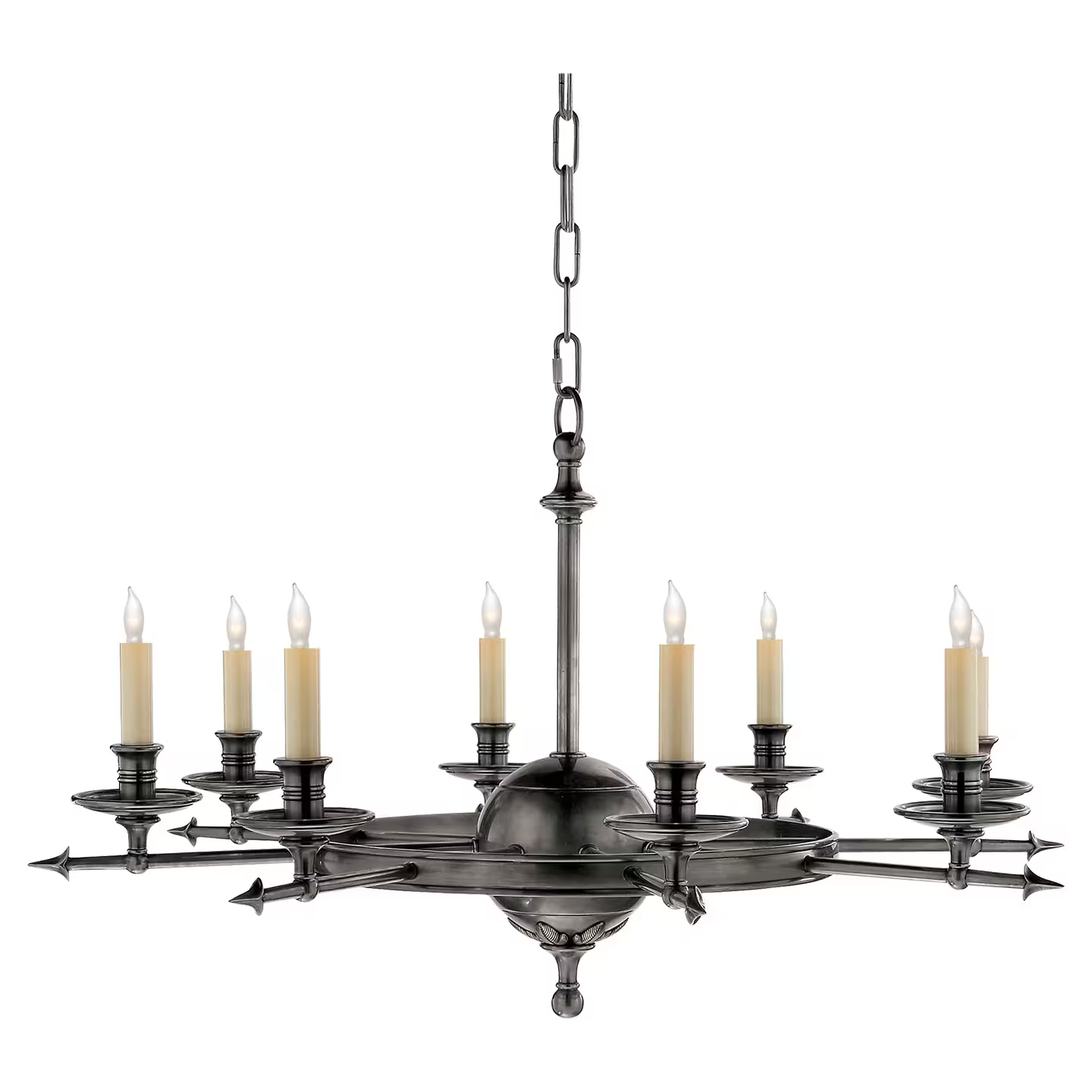 Leaf and Arrow Chandelier